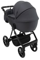 Детская коляска 2 в 1 Adamex Blanc Eco SA-5 графит
